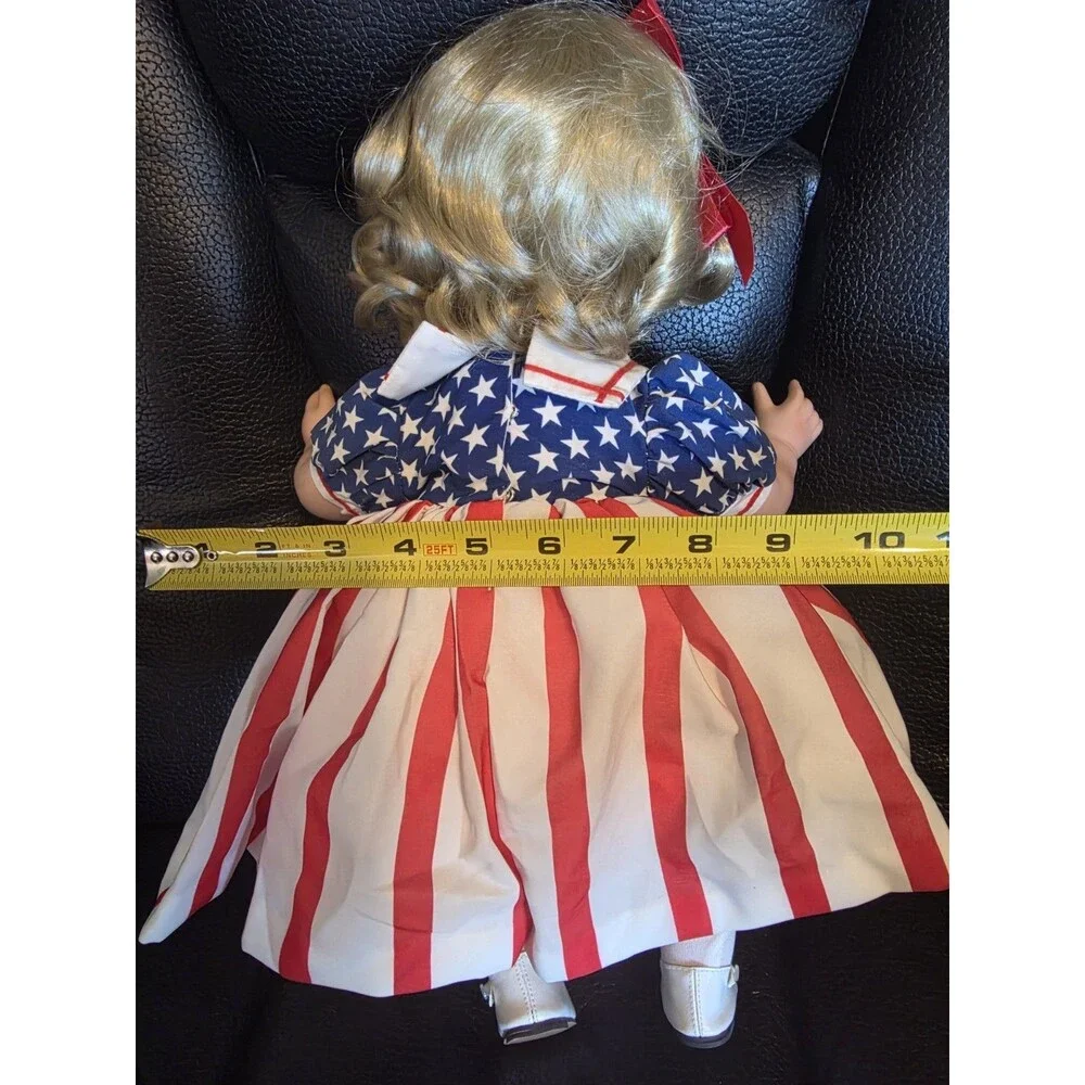 Danbury Mint Star-Spangled Sweetheart Porcelain Doll Only